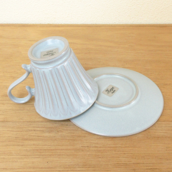 コーヒーカップ ソーサー ブルーグレー ストーリア