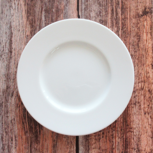 ケーキ皿 おしゃれ 18cm デザートプレート 陶器 リム 皿 白い食器 四季彩陶器 美濃焼 業務用 ジャルディン 18000007