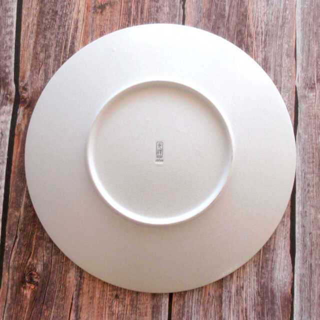 美濃焼 和食器 25cm ワンプレート皿 盛皿 メイン料理 和モダン 白 四季
