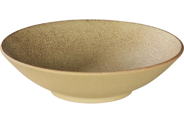 和食器 煮物鉢 おしゃれ 中鉢 14cm 黄 四季彩陶器 美濃焼 業務用 アスカ 黄雲 18122115