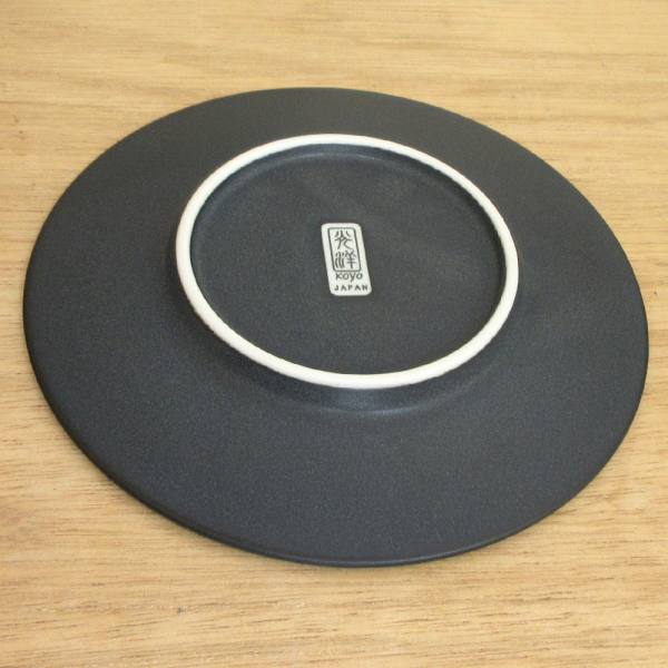 光洋陶器 墨縅 30cm皿 18139001