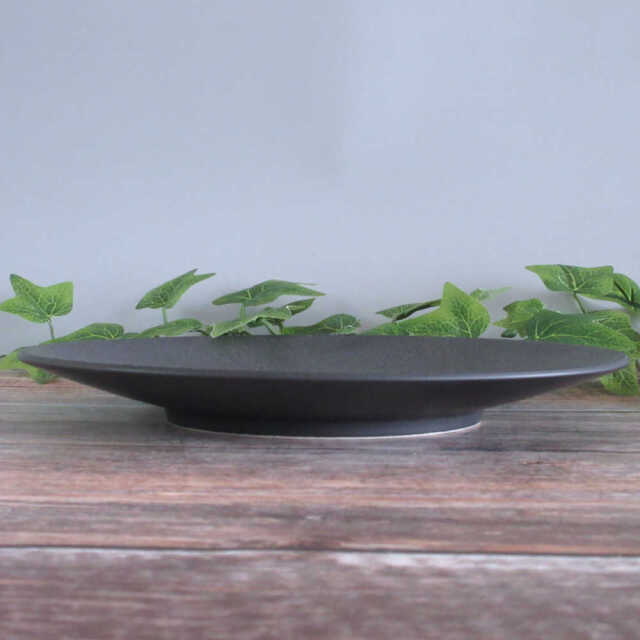 織部焼　作家　陶器皿　大皿　直径30cm 大皿 30cm 以上 プレート 和食器 モダン おしゃれ 盛り皿 陶器 四季彩