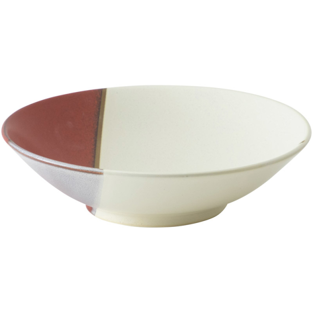 中鉢 14cm 285ml 取り皿 和食器 おしゃれ 浅鉢 陶器 お正月 おせち 食器 四季彩陶器 美濃焼 業務用 緋葉 浅ボウル 18154115