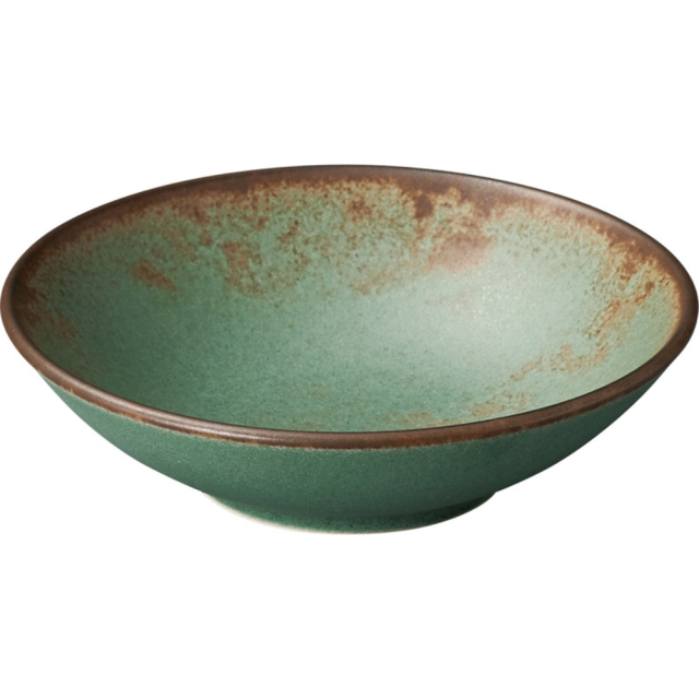 煮物鉢 深皿 おしゃれ 和モダン 14cm 四季彩陶器 美濃焼 業務用 アスカ 翠紋 18175115