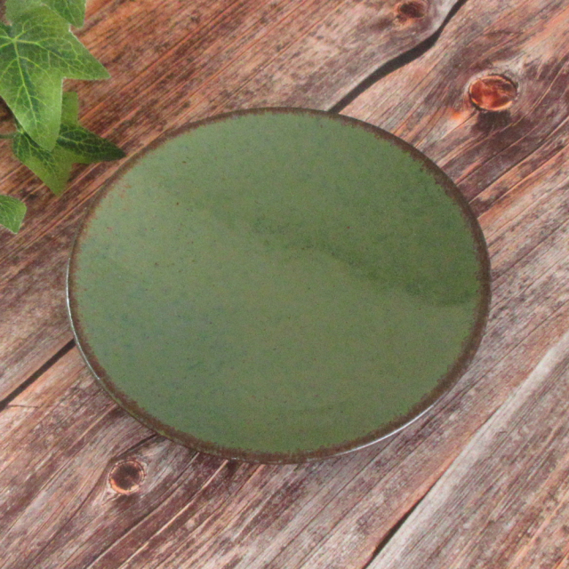 和食器 取り皿 おしゃれ 15cm 四季彩陶器 美濃焼 業務用 アスカ 柳緑