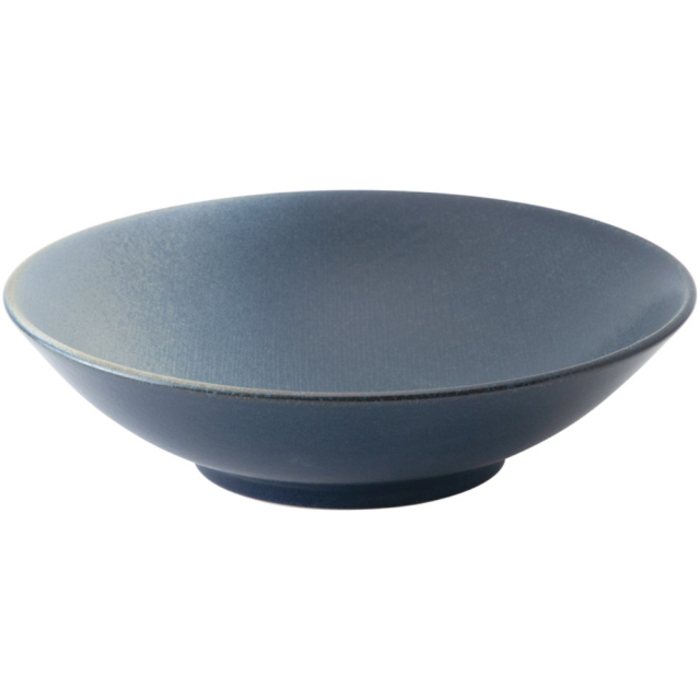 パスタ皿 カレー皿 深皿 おしゃれ 和モダン 24cm 四季彩陶器 美濃焼 業務用 アスカ 藍織 18185111