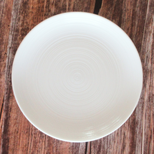 大皿 27cm ワンプレート皿 盛皿 メイン料理 おしゃれ 陶器 白い食器 白磁 四季彩陶器 美濃焼 業務用 イマージュ クープ皿 18300002