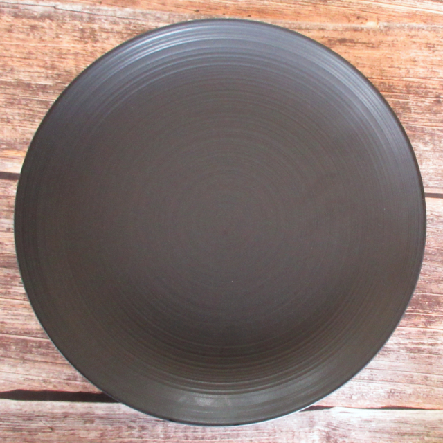 取り皿 13cm 陶器 おしゃれ シンプル 黒い食器 四季彩陶器 美濃焼 業務用 ナイトストリーム クープ皿 18330009