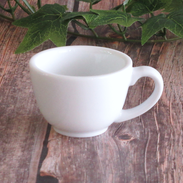 エスプレッソカップ ソーサー おしゃれ 白 カップアンドソーサー 65ml