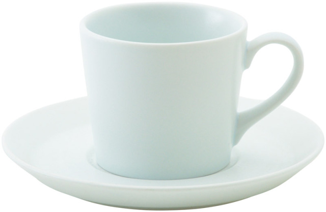 コーヒーカップソーサー ダブグレー｜美濃焼 業務用 食洗機対応 おしゃれ 光洋陶器 koyo パシオン 19721052-19721055
