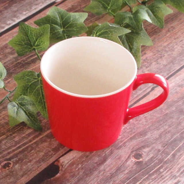 マグカップ 陶器 300ml おしゃれ かわいい 四季彩陶器 美濃焼 業務用 パシオン ロッサ 19741050