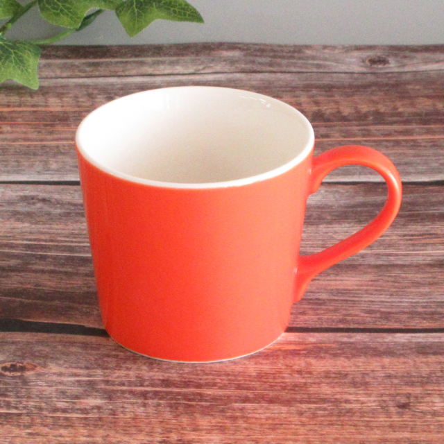 マグカップ 陶器 300ml おしゃれ かわいい 四季彩陶器 美濃焼 業務用 パシオン オランジュ 19751050