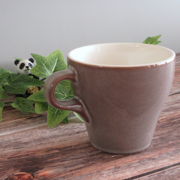 ラテカップ 8oz グレー おしゃれ 四季彩陶器 美濃焼 業務用 イラーレ