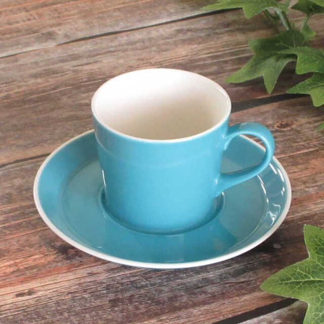 コーヒーカップソーサー おしゃれ カップアンドソーサー 175ml 陶器 四季彩陶器 美濃焼 業務用 食洗器対応 来客用 パシオン セレステ 19785052-19785055