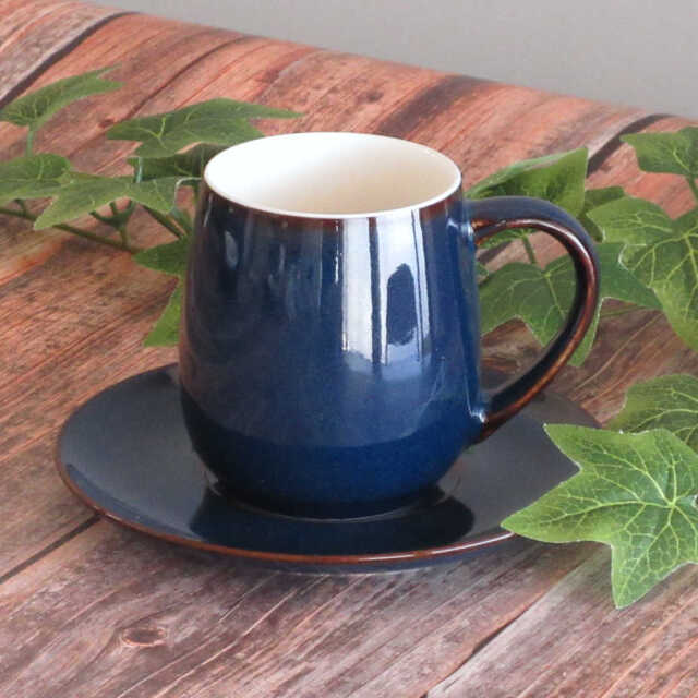 コーヒーカップソーサー おしゃれ 大きめ 陶器 カップアンドソーサー アメリカンカップ 四季彩陶器 美濃焼 業務用 シュプレム 19786850 19786755