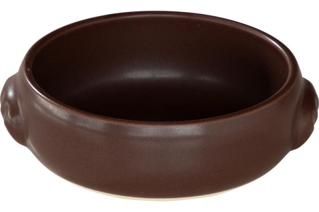 グラタン皿 15cm ブラウン 四季彩陶器 美濃焼 業務用 クジーネ 19960277