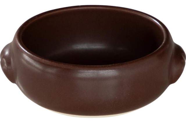グラタン皿 13cm ブラウン 四季彩陶器 美濃焼 業務用 クジーネ 19960278