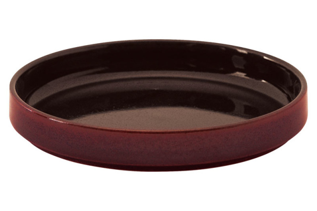 取り皿 おしゃれ シンプル 15cm スタッキング 食器 四季彩陶器 美濃焼 業務用 ルフレ バーンアンバー 25161172