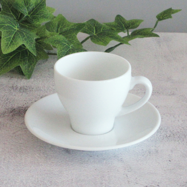 コーヒーカップソーサー エスプレッソ 小さめ おしゃれ 陶器 カップアンドソーサー 和食器 四季彩陶器 美濃焼 業務用 タイド 14100058 17000059