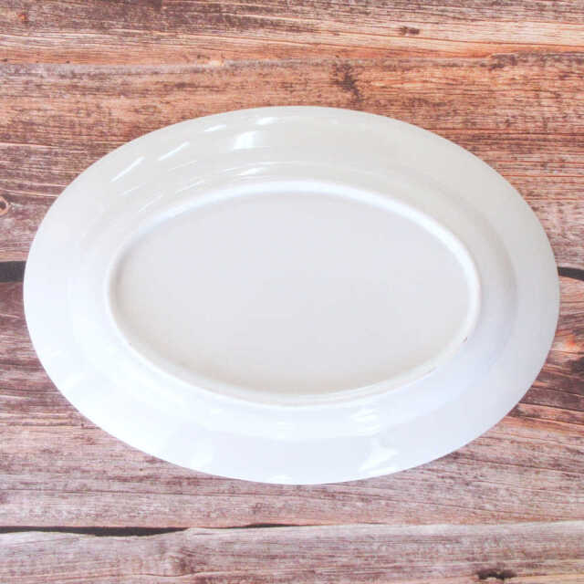 楕円皿 大皿 27cm 陶器 深皿 ワンプレート皿 メイン料理 おしゃれ 洋食