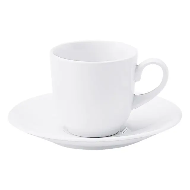 コーヒーカップソーサー カップアンドソーサー 175ml 陶器 白 四季彩陶器 美濃焼 業務用 食洗器対応 アーバンホワイト 12620052-12620055