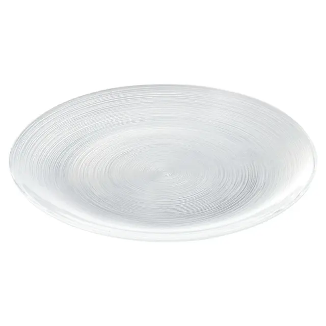 ガラス 皿 おしゃれ 大皿 盛り皿 27cm クープ皿 食器 四季彩陶器 美濃焼 業務用 イマージュ g8300002