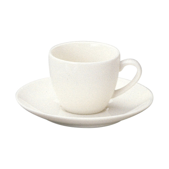 コーヒーカップ ソーサー 白 業務用 美濃焼 ｜日本製 食洗機対応 おしゃれ 来客用 光洋陶器 koyo ボンクジイーン 13120052 13120055