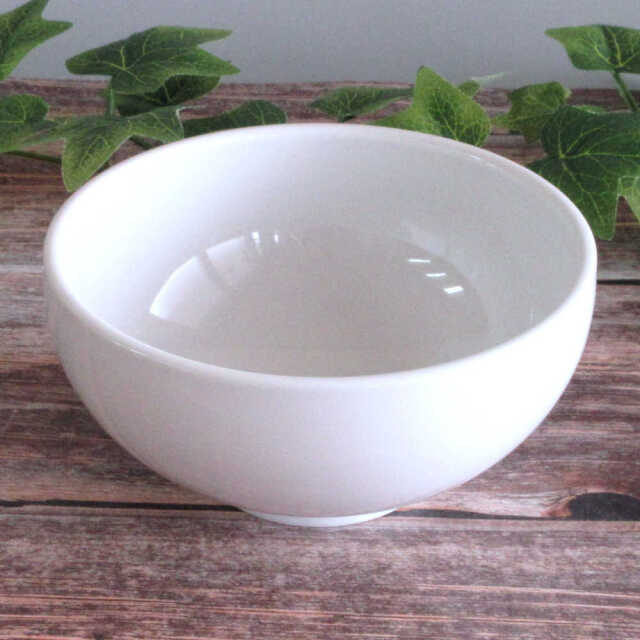 丼 どんぶり 小丼 9cm 190ml 町中華 おしゃれ 陶器 白 四季彩陶器 美濃焼 業務用 白翔 3.0多用丼 50000057