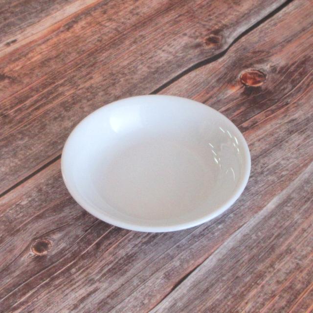取り皿 おしゃれ 13cm 深皿 中華皿 陶器 シンプル 白 四季彩陶器 美濃