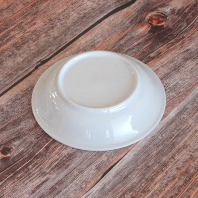 取り皿 おしゃれ 13cm 深皿 中華皿 陶器 シンプル 白 四季彩陶器 美濃