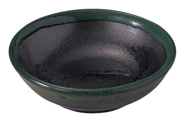 薬味皿 陶器 8cm 小皿 醤油皿 豆皿 おしゃれ 和食器 日本製 豆皿定食 四季彩陶器 業務用 グリーン志野 50077091