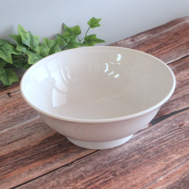 丼 ラーメン丼 15cm 600ml 町中華 おしゃれ 陶器 白 四季彩陶器 美濃焼 業務用 白翔 5.0高台丼 50100038