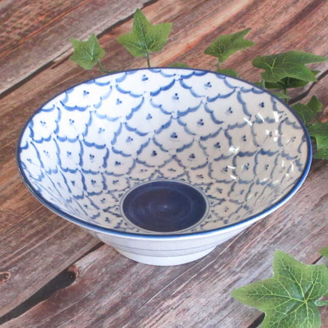 丼 ラーメン丼 19cm 830ml おしゃれ 陶器 四季彩陶器 美濃焼 業務用 チェンマイ 6.3切立丼 50207021