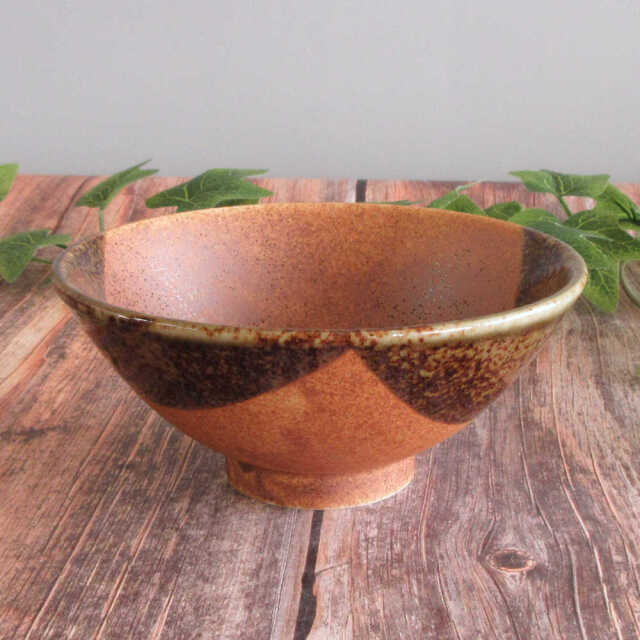 和食器 どんぶり 15cm 500ml 和食器 おしゃれ 陶器 四季彩陶器 美濃焼 業務用 美濃伊賀 鯛茶 51061031