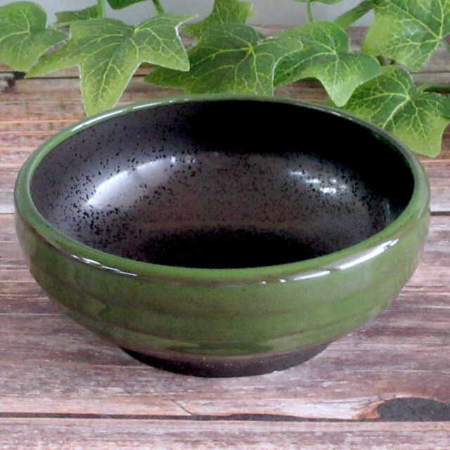12cm 和食器 中鉢 410ml 陶器 ボウル 四季彩陶器 美濃焼 業務用 グリーン志野 51077022