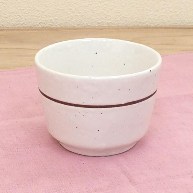 つゆ入れ 蕎麦猪口 180ml おしゃれ 和食器 陶器 四季彩陶器 美濃焼 業務用 粉引ライン 51122095