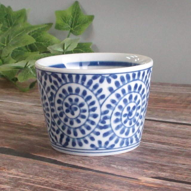 つゆ入れ 蕎麦猪口 180ml おしゃれ 和食器 陶器 四季彩陶器 美濃焼 業務用 たこ唐草 51178094