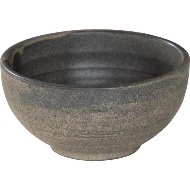 和食器 どんぶり おしゃれ 15cm 755ml 和食器 うどん丼 そば丼 四季彩陶器 美濃焼 業務用 黒錫 石目丼 51523034