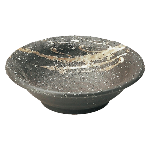 和食器 深皿 浅鉢 おしゃれ 12cm 155ml 和食器 小鉢 四季彩陶器 美濃焼 業務用 吹雪 石目小鉢 51532053