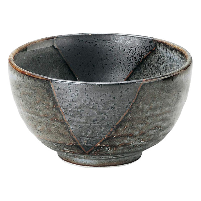 和食器 どんぶり 小さめ 11cm 335ml 和食器 おしゃれ 陶器 四季彩陶器 美濃焼 業務用 山がすみ 石目 3.6丼 51538037