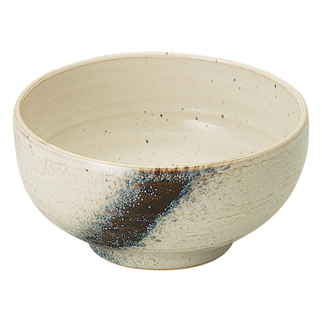 和食器 どんぶり おしゃれ 17cm 1085ml うどん丼 そば丼 陶器 四季彩陶器 美濃焼 業務用 銀河 石目高浜丼 51624030