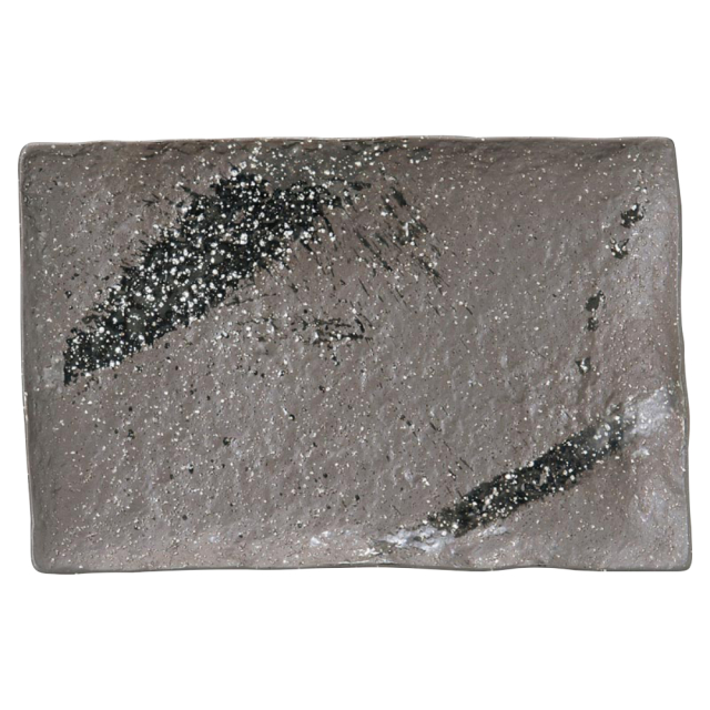 和食器 角皿 おしゃれ 26cm 黒 角皿 長方形 盛皿 四季彩陶器 美濃焼 業務用 彗星 石目26cm長角皿（8.0長角皿） 51633048