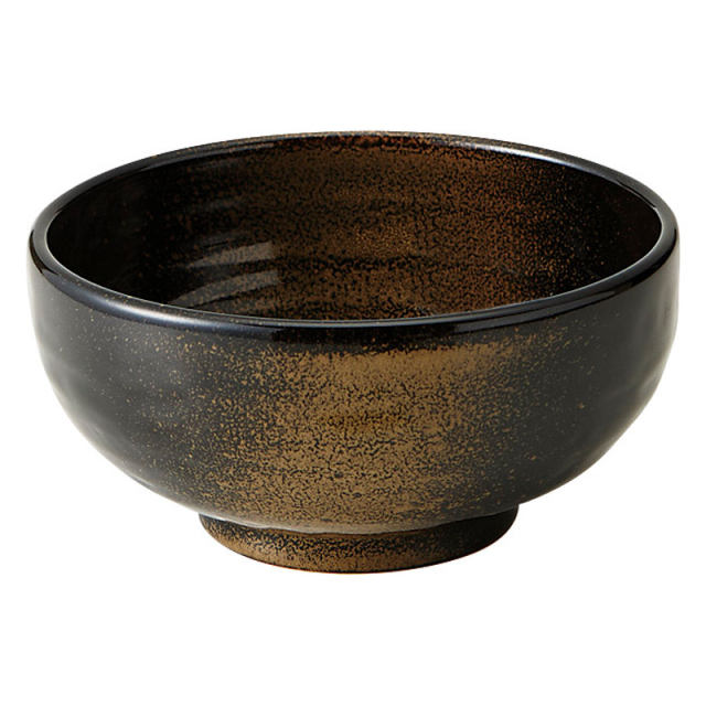 和食器 どんぶり おしゃれ 17cm 1085ml うどん丼 そば丼 陶器 四季彩陶器 美濃焼 業務用 金華 石目高浜丼 51639030