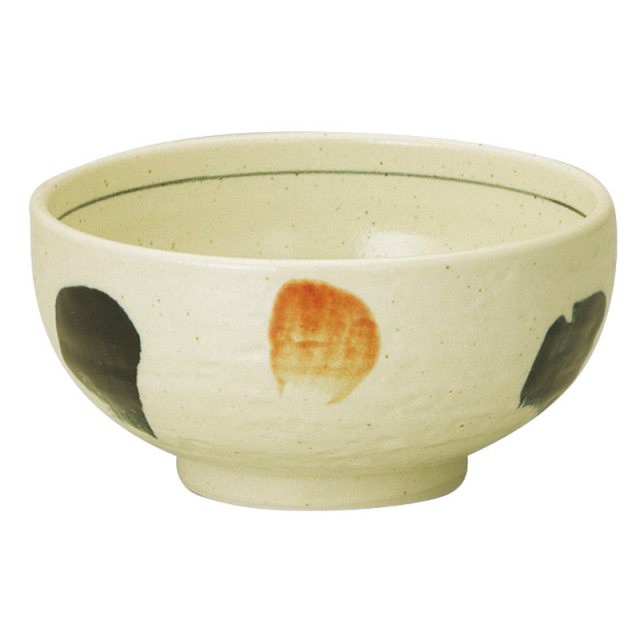 和食器 どんぶり おしゃれ 17cm 1085ml うどん丼 そば丼 陶器 四季彩陶器 美濃焼 業務用 色打ち 石目高浜丼 51675030