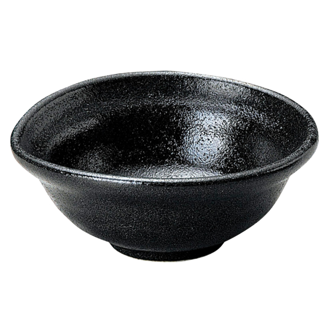 小鉢 和食器 ボウル 食器 おしゃれ 11cm 200ml 和食器 陶器 四季彩陶器 美濃焼 業務用 ゆず黒耀 なぶり小鉢 51735055