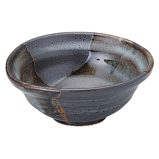小鉢 14cm 305ml 和食器 おしゃれ 小鉢 陶器 四季彩陶器 美濃焼 業務用 山がすみ なぶり14cmボウル 51738053