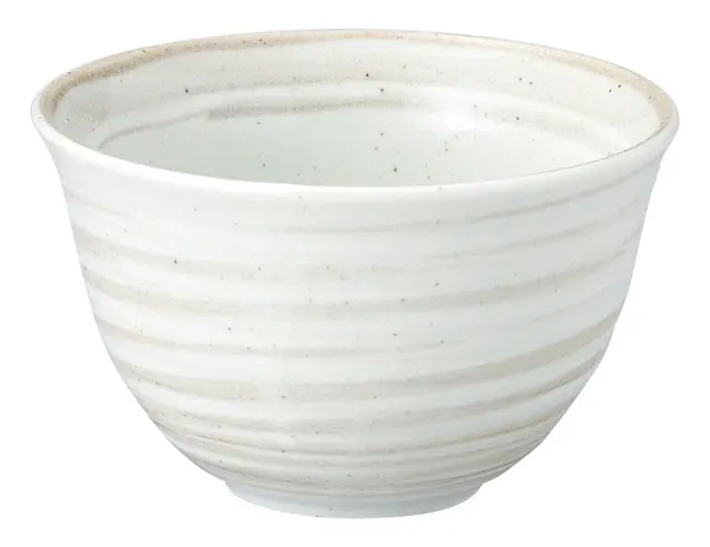 和食器 小さめ丼 12cm 455ml 和食器 おしゃれ 陶器 四季彩陶器 美濃焼 業務用 東風 櫛目4.2丼 52521042