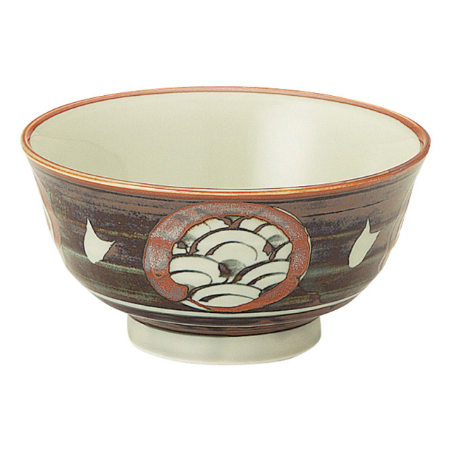 和食器 どんぶり 17cm 900ml 和食器 丼 深口 おしゃれ 陶器 四季彩陶器 美濃焼 業務用 錆丸紋 52768036