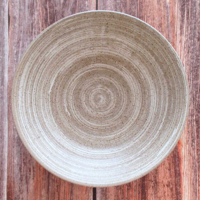 23cm 深皿 パスタ皿 カレー皿 サラダボウル 和食器 陶器 805ml 四季彩陶器 美濃焼 業務用 風の舞 53174003