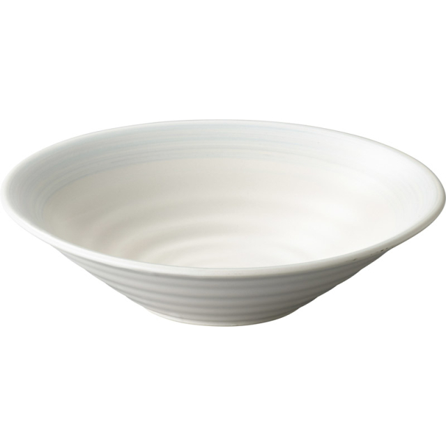 パスタ皿 カレー皿 和食器 ボウル 食器 おしゃれ 鉢 23cm 和モダン 四季彩陶器 美濃焼 業務用 すずか リップル 53185052